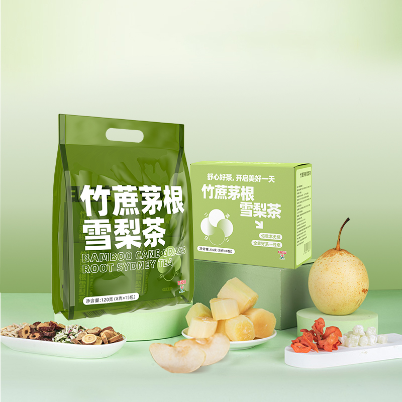 白云山竹蔗茅根雪梨茶包马蹄水汤料儿童广式凉茶糖水材料煲汤养生