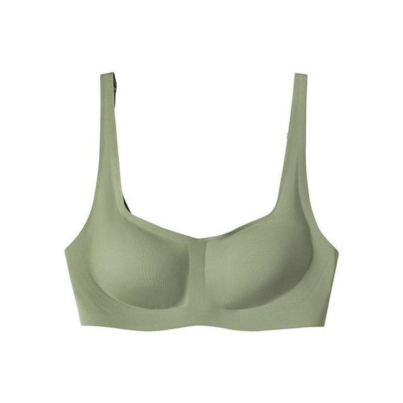 素肌无痕无钢圈薄款果冻防震胸罩 贝佐尼文胸