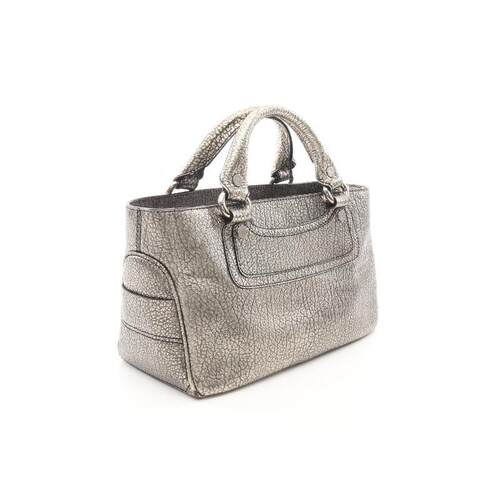 中古Celine赛琳女包B级9新handbag手提包牛皮手提包金色正品休闲 - 图0