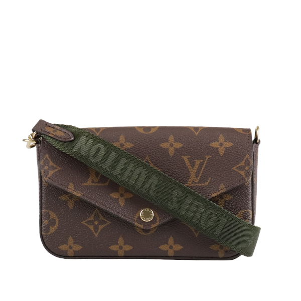 SH「9.0新」LOUIS VUITTON(路易威登)FÉLICIE STRAP & 老花斜挎包 - 图0