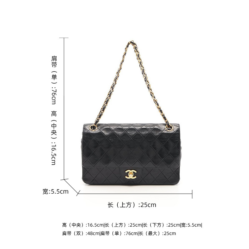 chanel香奈儿cf(b)9双链条肩包 RECLO海外女士包袋