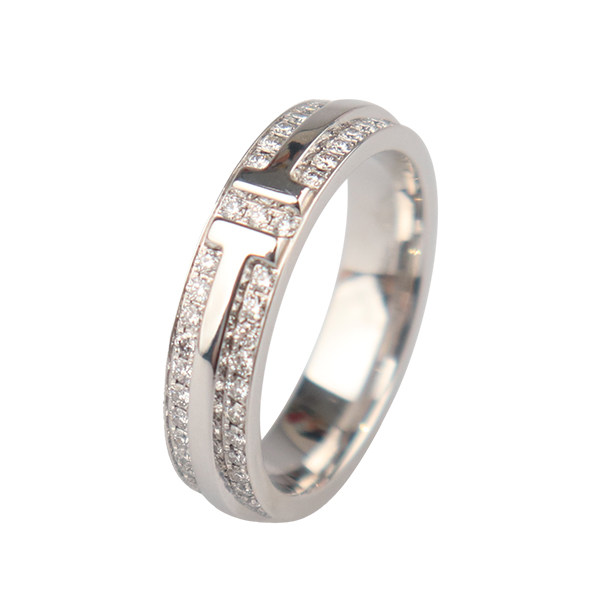 TIFFANY Tiffany paved diamond ring