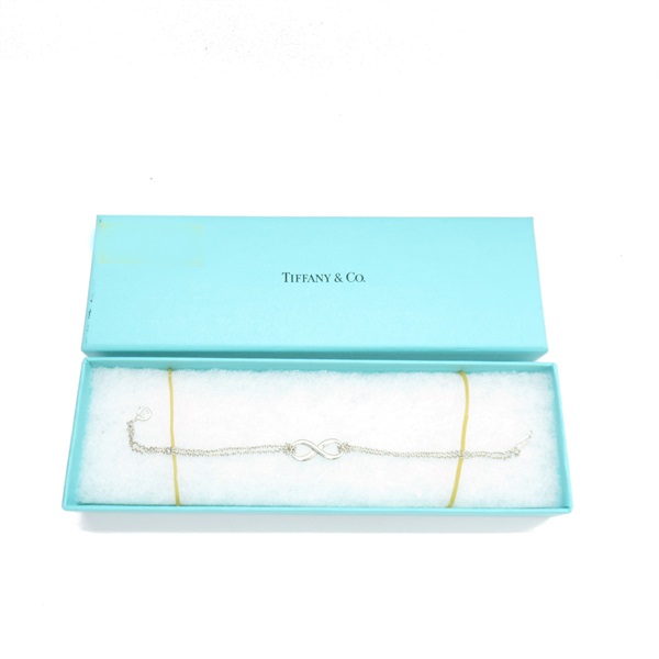 中古Tiffany&Co.蒂芙尼A级95新infinity bracelet手链RECLO-图3