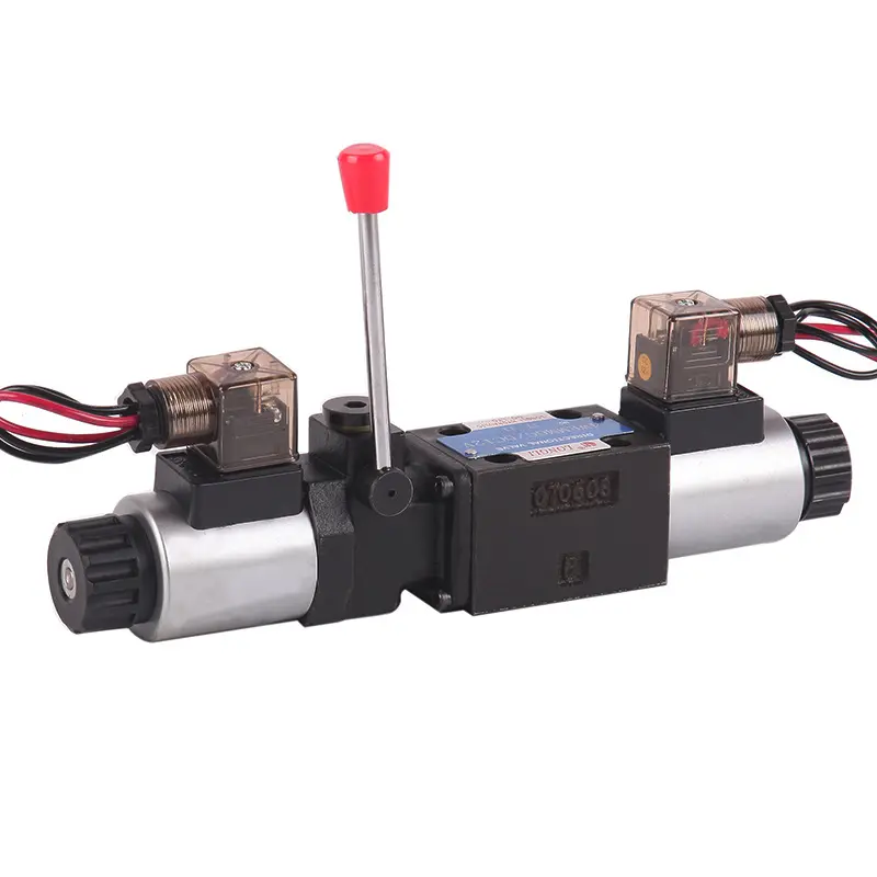 济南隆利液压电磁手动换向阀4WEMM6E/J/G/D左右腔产地山东 - 图2