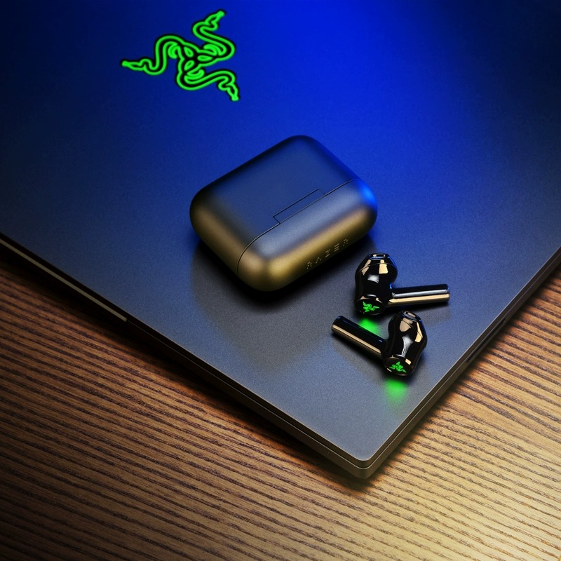 Razer雷蛇战锤狂鲨真无线X专业极速版蓝牙入耳式游戏音乐运动耳机 - 图1