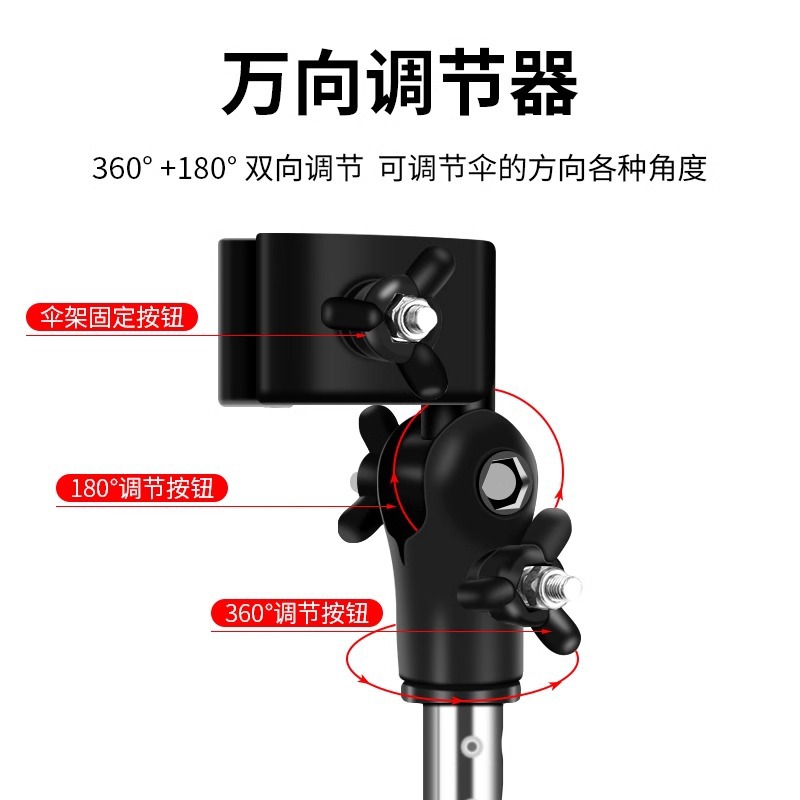 电动车遮雨棚新式高级端二轮摩托车棚装专用挡雨伞神器伸缩式支架 - 图2