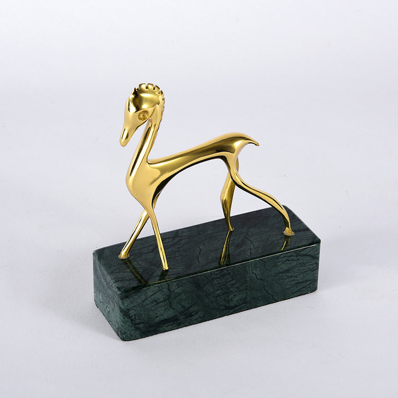 现代北欧长颈鹿装饰品家居电视酒柜抽象摆设样板房简约轻奢马摆件,淘宝优惠券,粉丝福利购,淘宝优惠卷