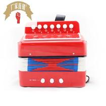 Childrens accordion small accordion children Early teaching instrument manufacturers Supply red color Optional