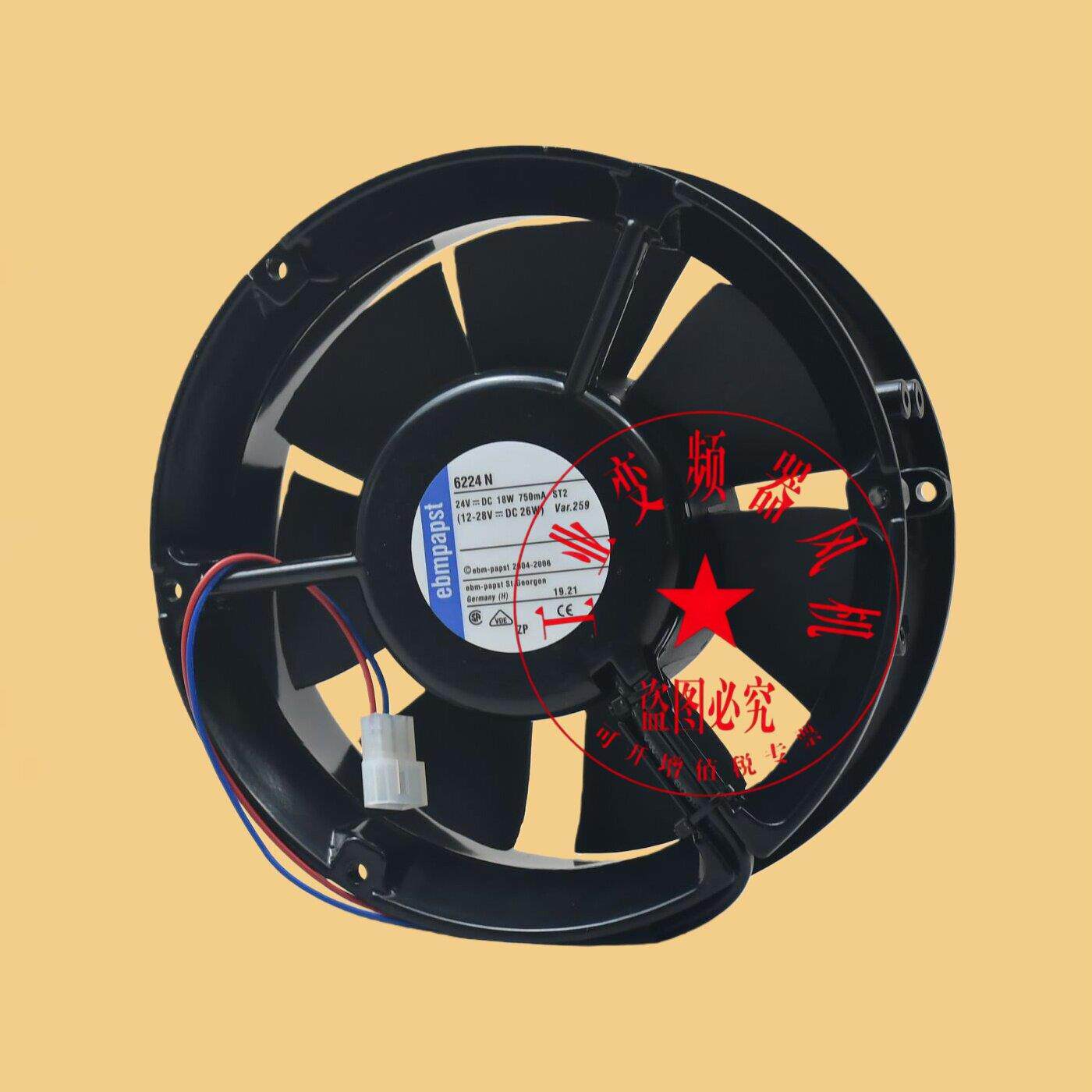 Brand new original imported from Germany TYP 6224N 24V 18W inverter fan