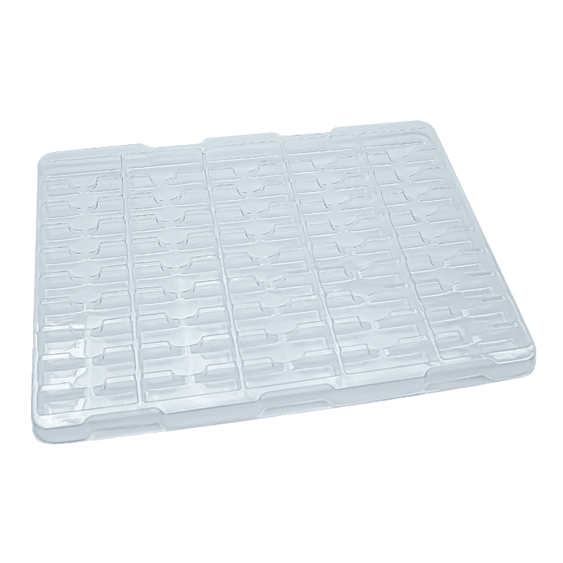 50格长条方形五金电子零件通用吸塑托盘PET透明周转底托包装盒子,淘宝优惠券,粉丝福利购,淘宝优惠卷