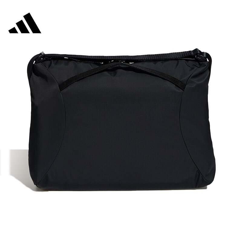Jinlang adidas Adidas new crossbody bag men's and women's sports casual black backpack KU1535