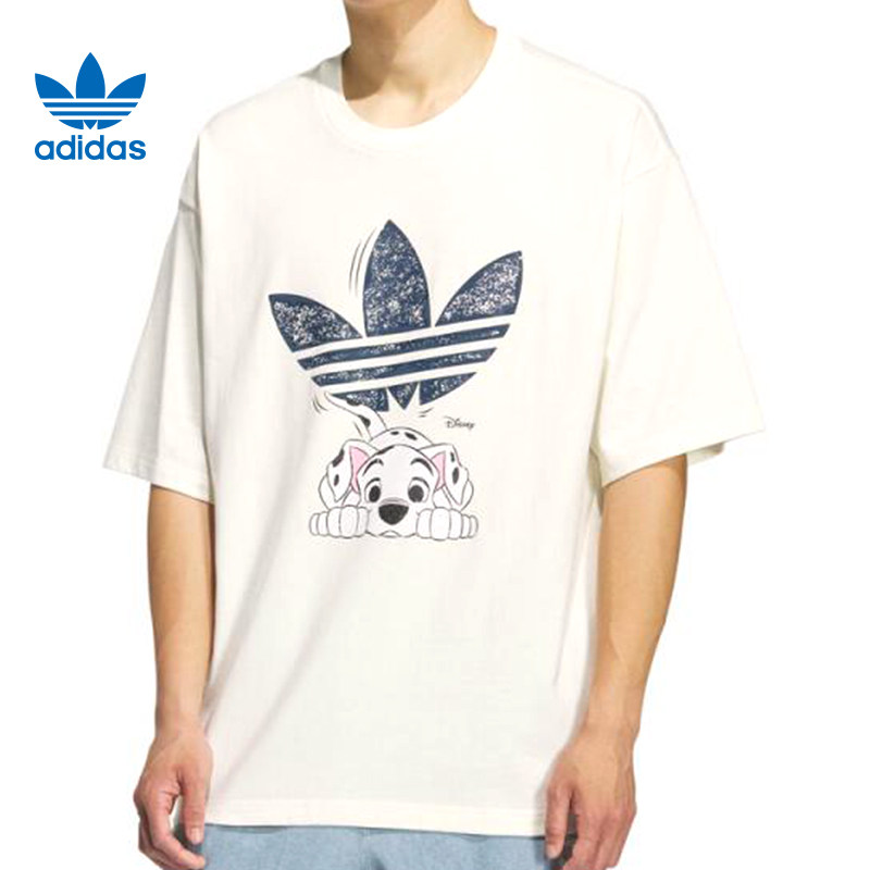 劲浪adidas阿迪达斯冬三叶草迪士尼联名男运动休闲短袖T恤KG6683,淘宝优惠券,粉丝福利购,淘宝优惠卷