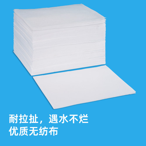 100张一次性床单加厚美容院用床垫单按摩床有带洞透气无纺布床单 - 图2