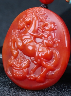 玉思缘男女款南红玛瑙原石雕刻