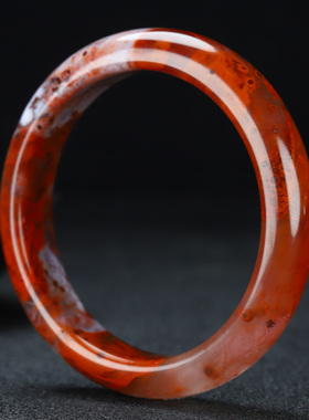 凉山南红玛瑙女士款内径玉手镯