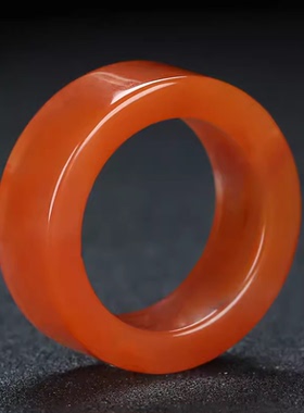 南红玛瑙男女款柿子红天然