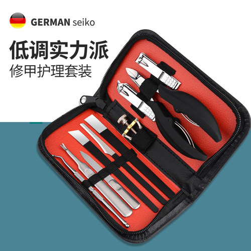 斜口甲沟专用指甲刀套装指甲剪修趾甲工具鹰嘴指甲钳修脚刀神器炎 - 图3