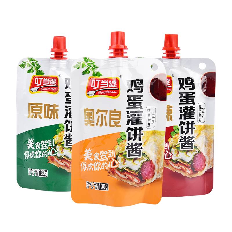 叮当婆香辣鸡蛋灌饼酱专用酱料商用手抓饼卷饼家用甜面酱甜辣酱-图3