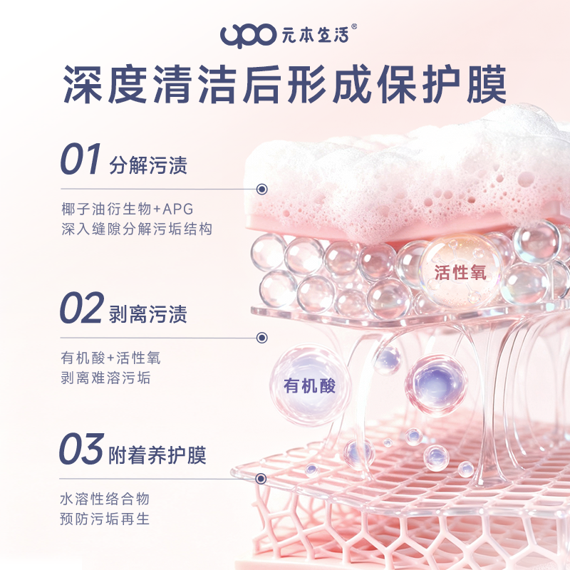 UPO元本生活浴室清洁剂玻璃除水垢卫生间龙头清洗剂厕所地板,淘宝优惠券,粉丝福利购,淘宝优惠卷