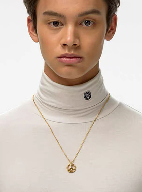 AMBUSH经典圆形反战项链