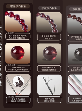 收藏级紫牙乌石榴石三圈手串