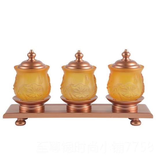 Подлинные цветы Будды, стеклянная рельефная чаша лотоса, дань очищенной воде, чаша для подачи воды, поклонение перед Буддой Гуаньинь