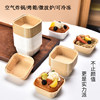Disposable cake cup square with lid
