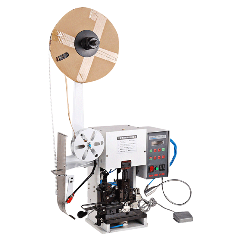 剥连带打端子机直送排线音频线剥皮打端机横模脚踏气动压接压线机 - 图3