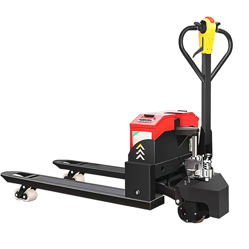 电动叉车2吨3吨地牛全电搬运车半电动托盘装卸铲车锂电池液压拖车 - 图3