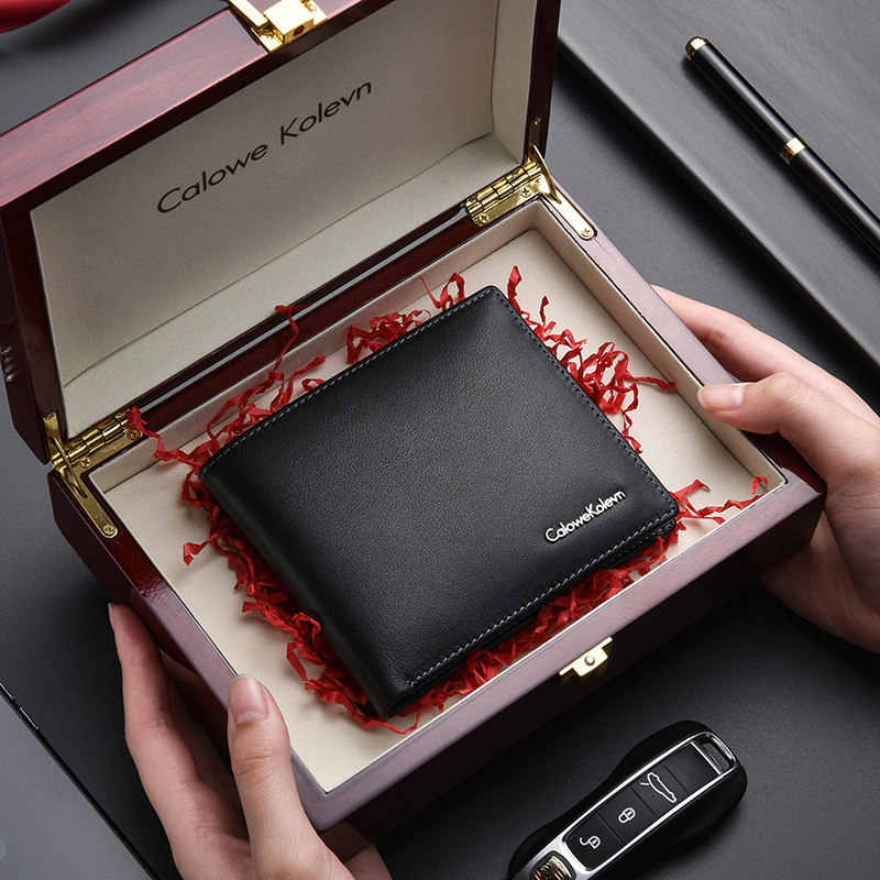 calowe kolevn男士短款卡包零钱包 凯维克恩钱包