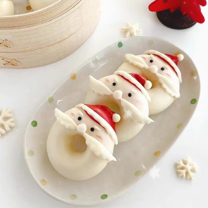 圣诞节礼物甜甜圈儿童卡通包子馒头早餐豆沙包宝宝果蔬营养速食,淘宝优惠券,粉丝福利购,淘宝优惠卷