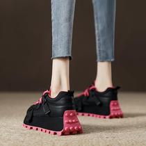 Ocnltiy explicit feet small thick bottom heightening older daddy shoes women 2023 spring autumn new womens shoes fashion light sneakers