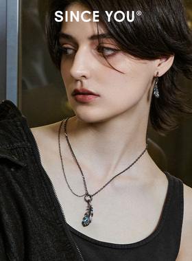 sinceyou自由之羽项链男潮酷