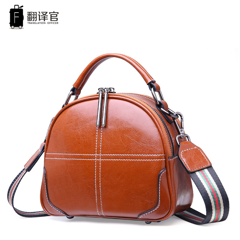 翻译官复古手提斜跨韩版小单肩包 translationofficer女士包袋
