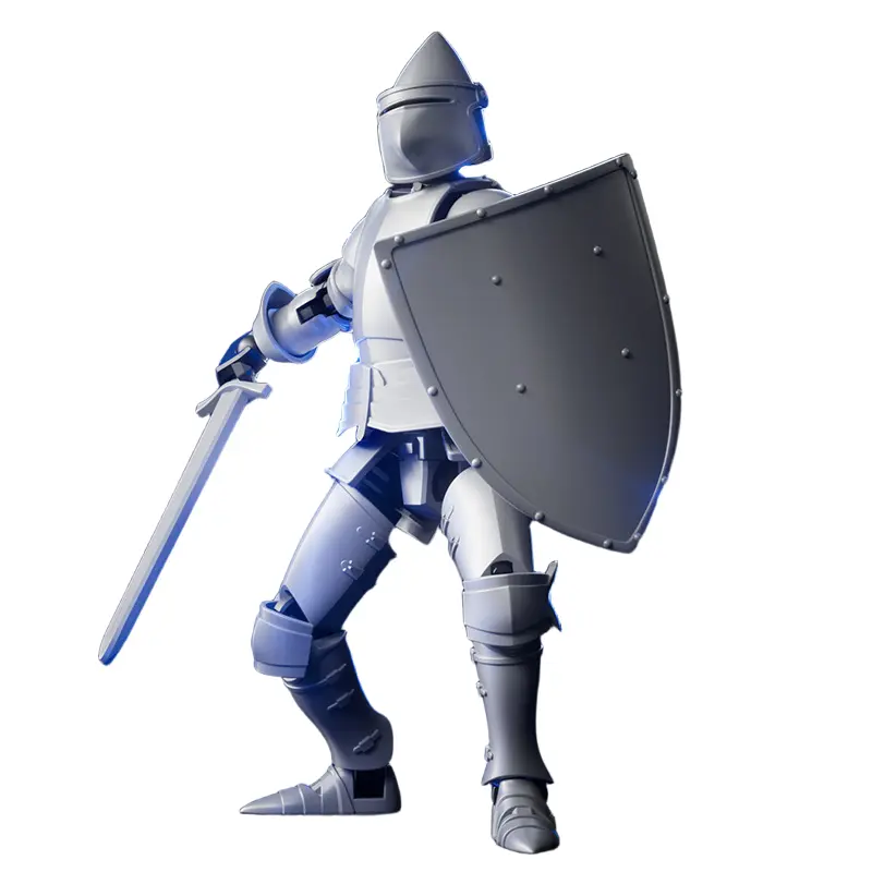 机器人人偶中世纪战士第五代玩具偶关节可动玩偶摆件创意解压 - 图3