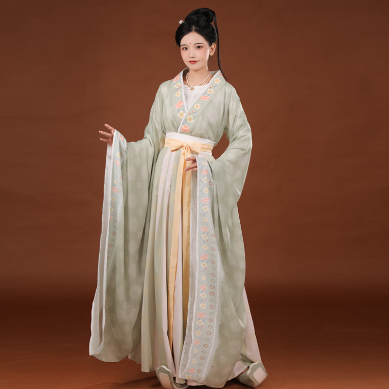 慕晴瑶原创【碧荷】魏晋制南北朝汉服 慕晴瑶汉服