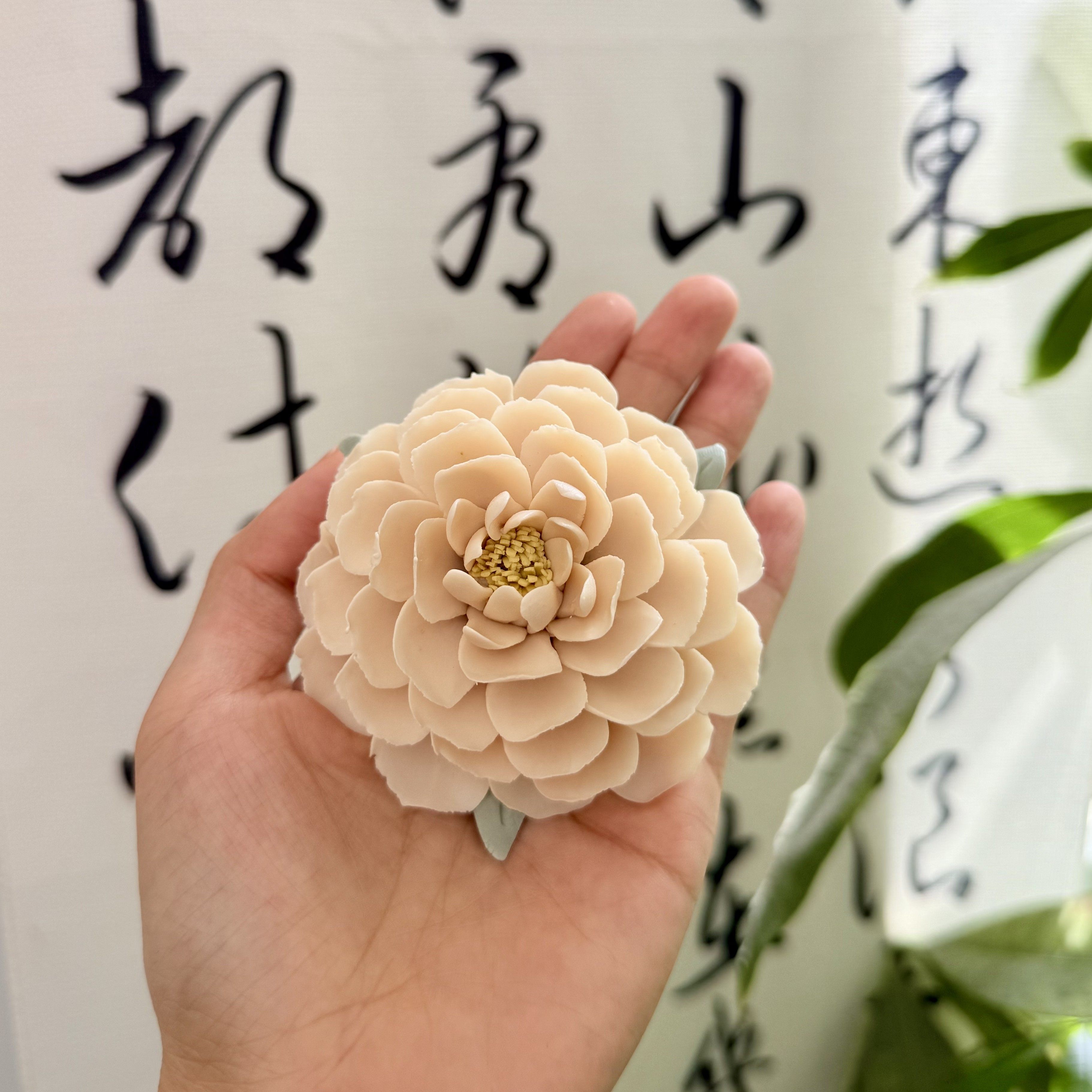 纯手工陶瓷花牡丹花香插香座香炉室内香薰炉家居装饰品茶道茶宠花,淘宝优惠券,粉丝福利购,淘宝优惠卷