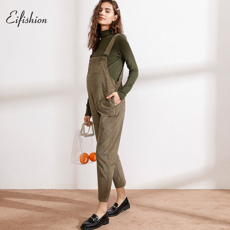 伊肤芊孕妇背带裤外穿套装孕妇裤子 伊肤芊孕妇背带裤