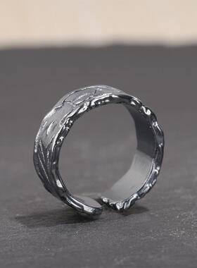 原创设计上上签转运戒指