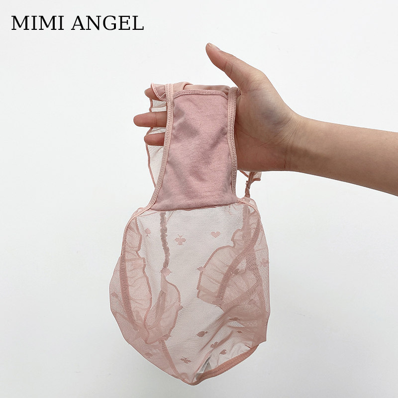 mimi angel纯欲风性感蕾丝低腰内裤 mimiangel女三角裤