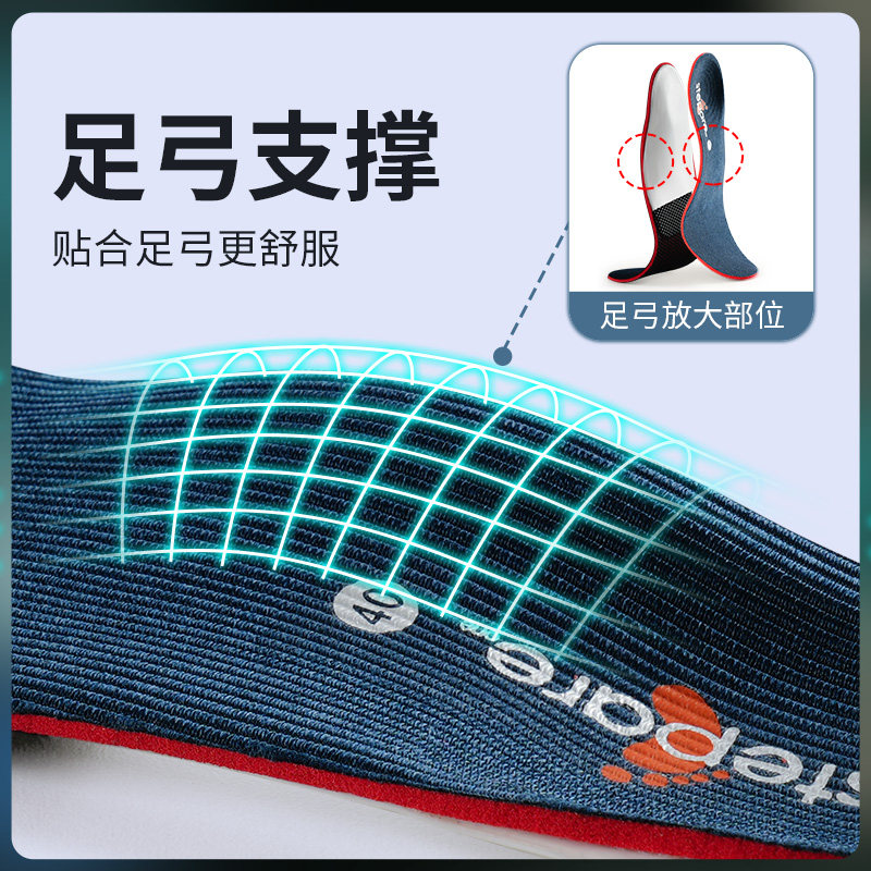 扁平足矫正脚垫成人足弓支撑鞋垫重度平底足外翻矫形器专用防脚痛