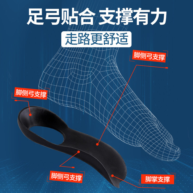 扁平足矫正鞋垫适用于型腿矫正器x腿型小腿外翻直腿神器足弓纠正