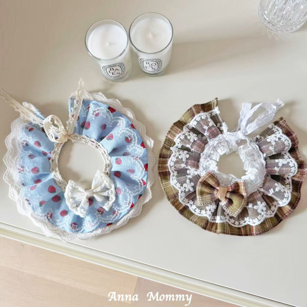 猫咪围兜狗狗口水巾复古风宠物欧式蕾丝围嘴装饰品泰迪比熊英短猫,淘宝优惠券,粉丝福利购,淘宝优惠卷