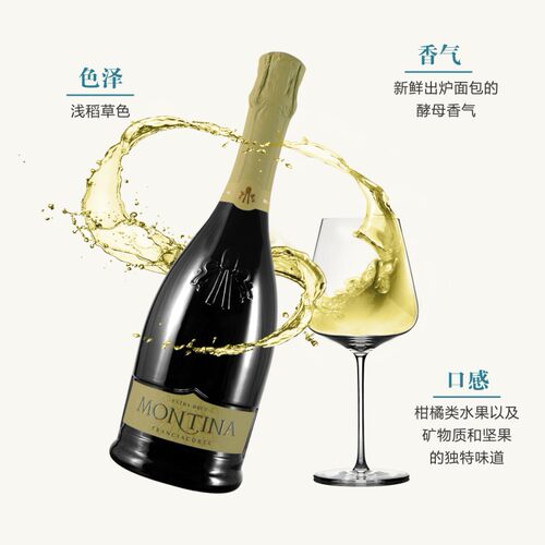意酒集意大利进口 拉蒙蒂娜馥奇达绿标 柑橘类水果香 起泡酒 DOCG - 图1