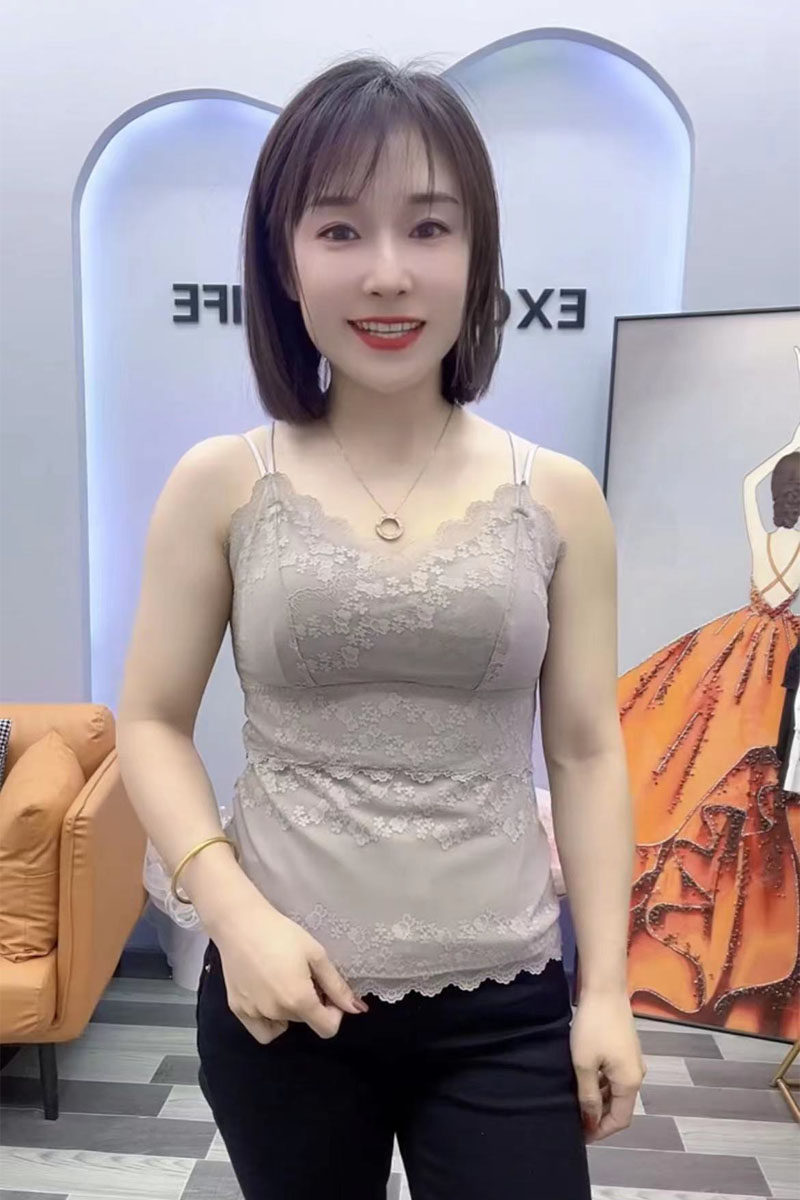 长款蕾丝秋冬性感薄绒打底背心美背吊带女内搭带胸垫保暖法式内衣,淘宝优惠券,粉丝福利购,淘宝优惠卷