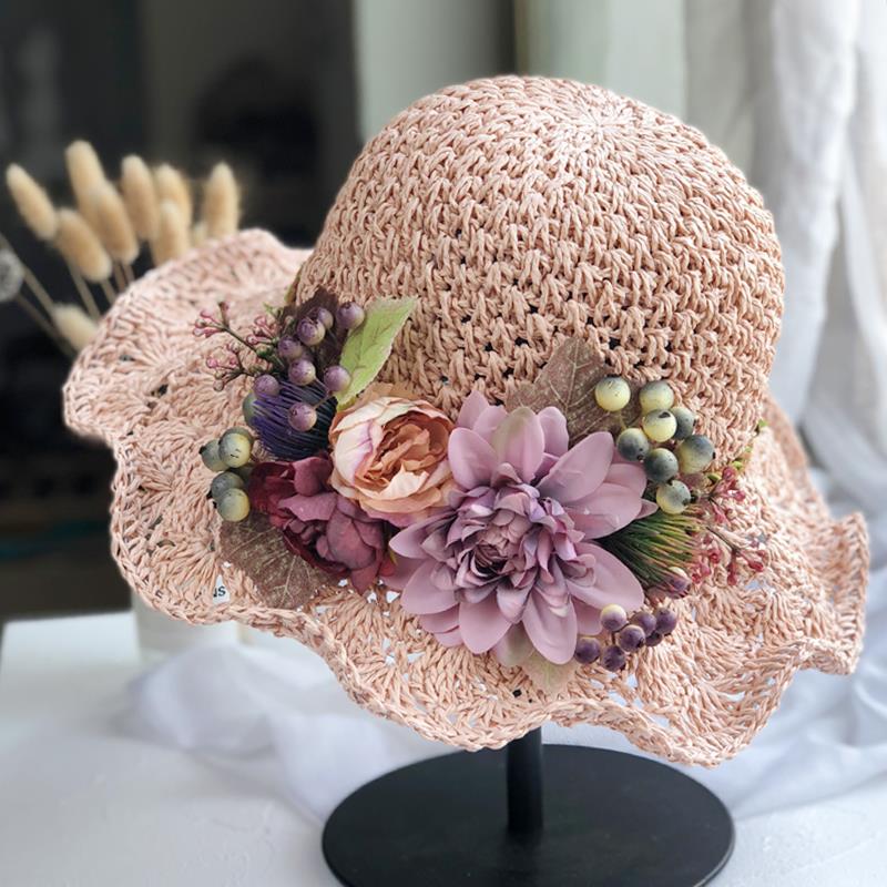 手工钩花帽子夏天 新人首单立减十元 21年10月 淘宝海外