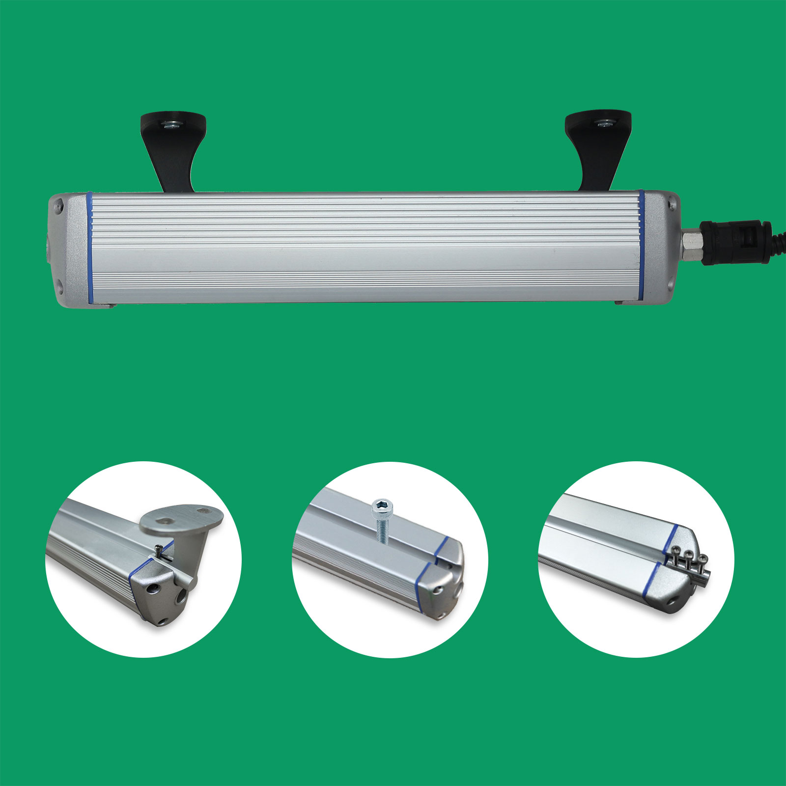 机床照明ONN欧恩M9工作灯铝合金LED防爆灯防护IP67设备照明灯 - 图1
