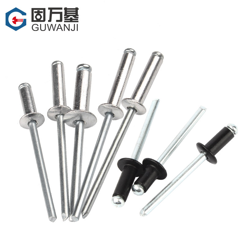铝制抽芯铆钉螺丝拉铆钉圆头抽心铝柳钉4mm开口形拉钉2.4M3.2M4M5_虎窝淘