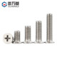 304 stainless steel cross small countersunk screw flat head