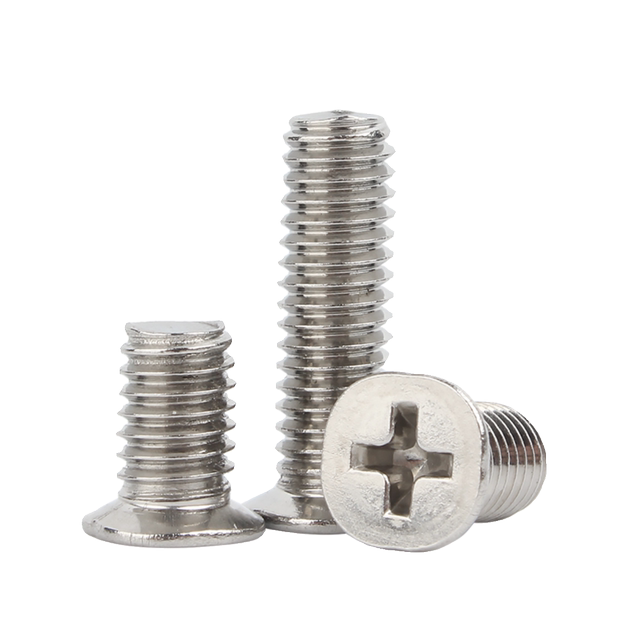 304 stainless steel cross small countersunk screw flat head